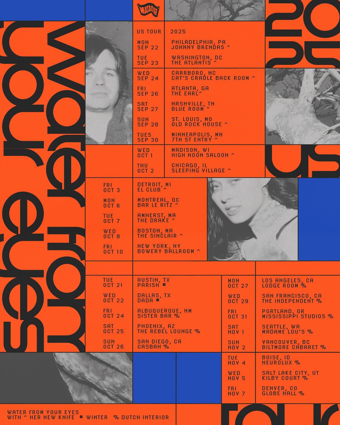 Her New Knife Water Your Garden Tour Poster 2025